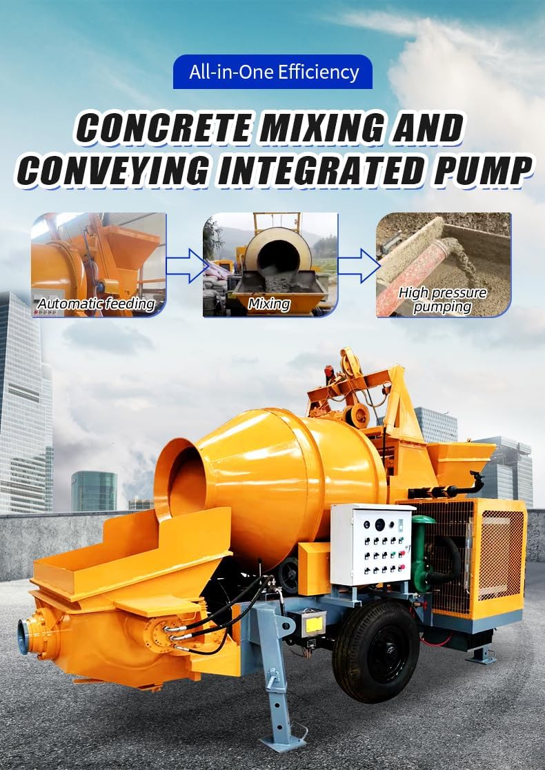 buy portable concrete mixer pump,should I buy a concrete mixer pump,portable concrete mixer pump pros cons,best concrete mixer pump for foundation,concrete mixer pump vs traditional mixing,hydraulic cement mixer pump worth buying unboxing and complete package contents