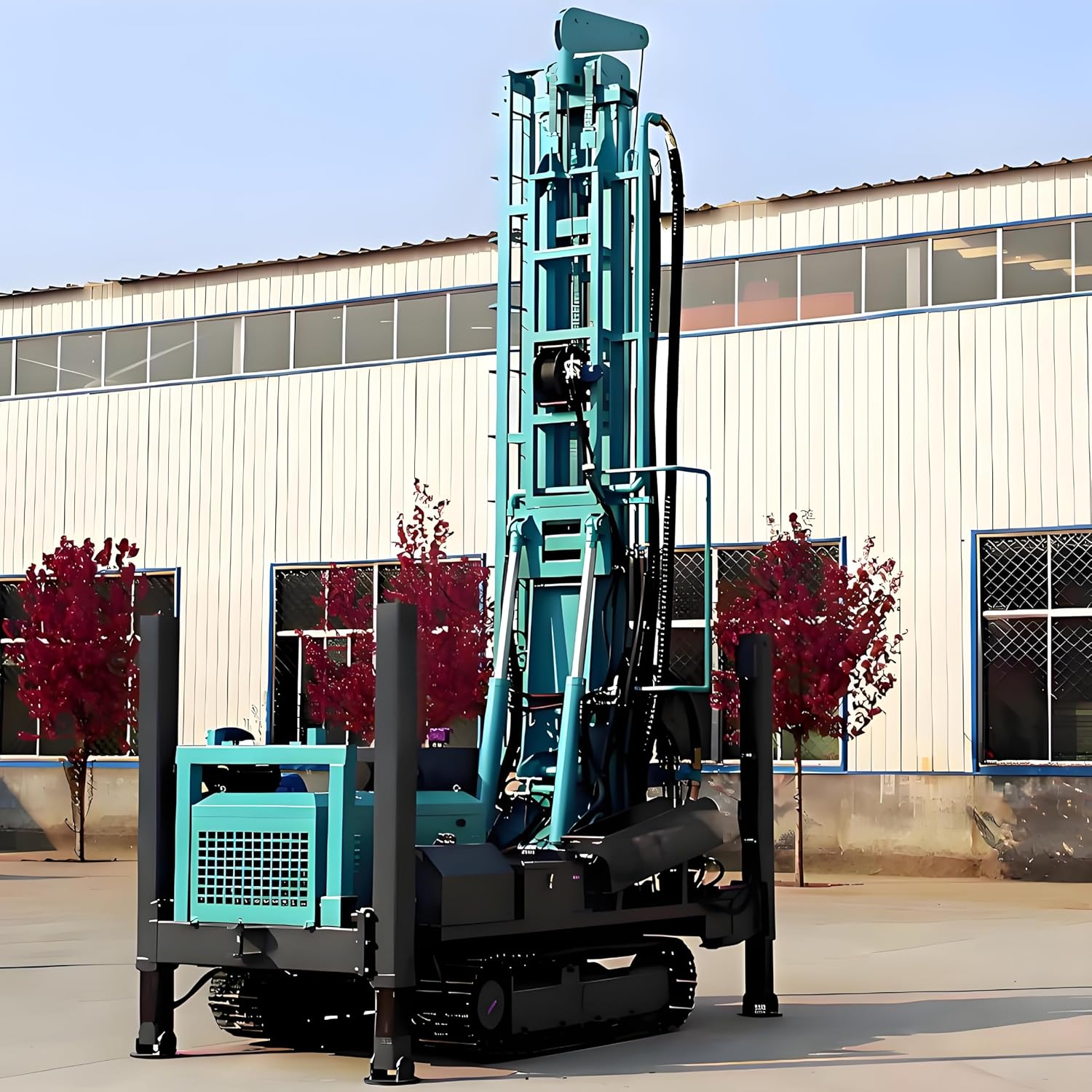 portable borehole drilling machine,mini water well drill rig,crawler well drill machine,portable drilling rig pros cons,should i buy a mobile drilling rig,best water well drilling equipment unboxing and complete package contents