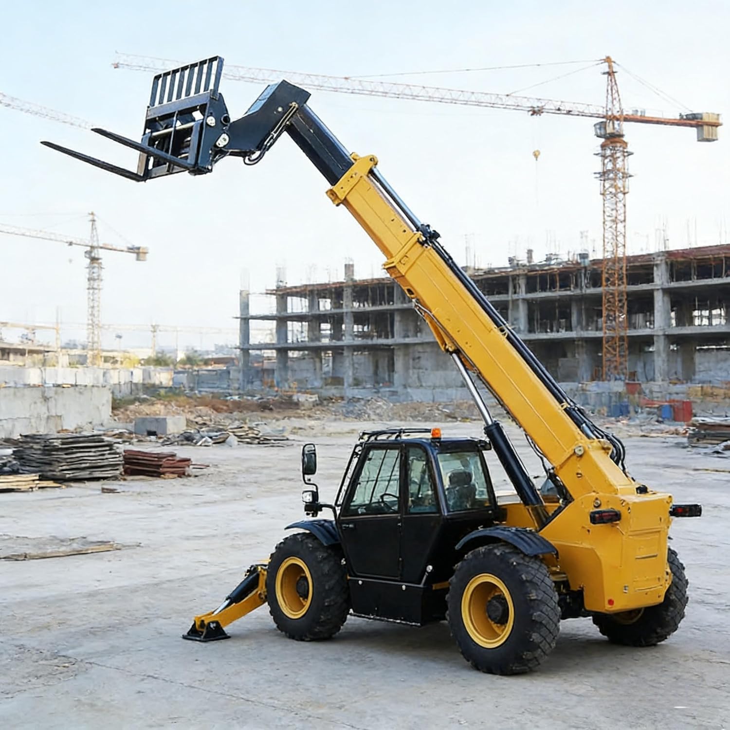telescopic forklift review,should I buy a telescopic forklift,telescopic forklift vs telehandler,telescopic forklift pros cons,industrial telescopic forklift worth buying,best heavy duty telescopic forklift - detailed features and technical specifications