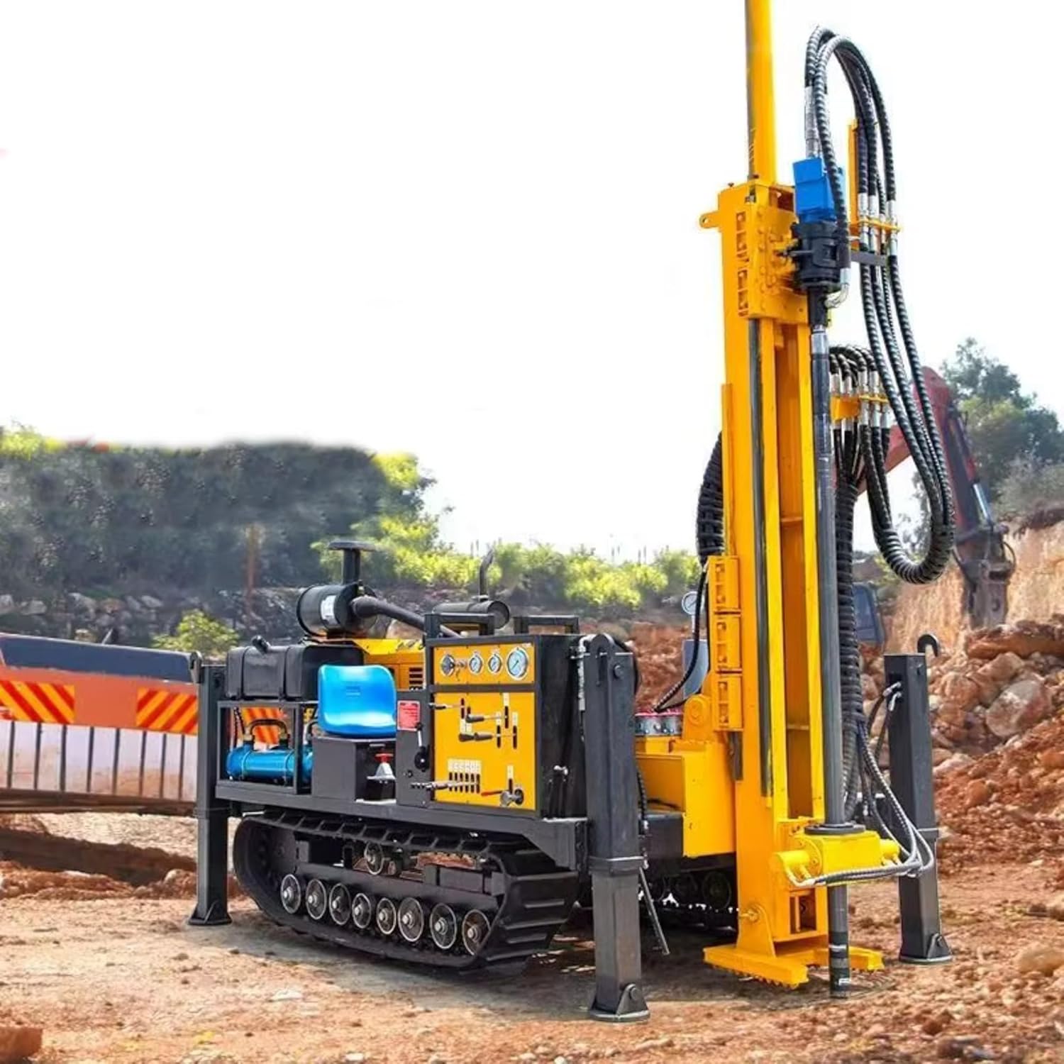 trailer mounted borehole drilling rig,portable groundwater well drilling machine,hydraulic deep drilling equipment,trailer mounted borehole drilling rig worth buying,best trailer mounted borehole drilling rig,should I buy trailer mounted borehole drilling rig unboxing and complete package contents