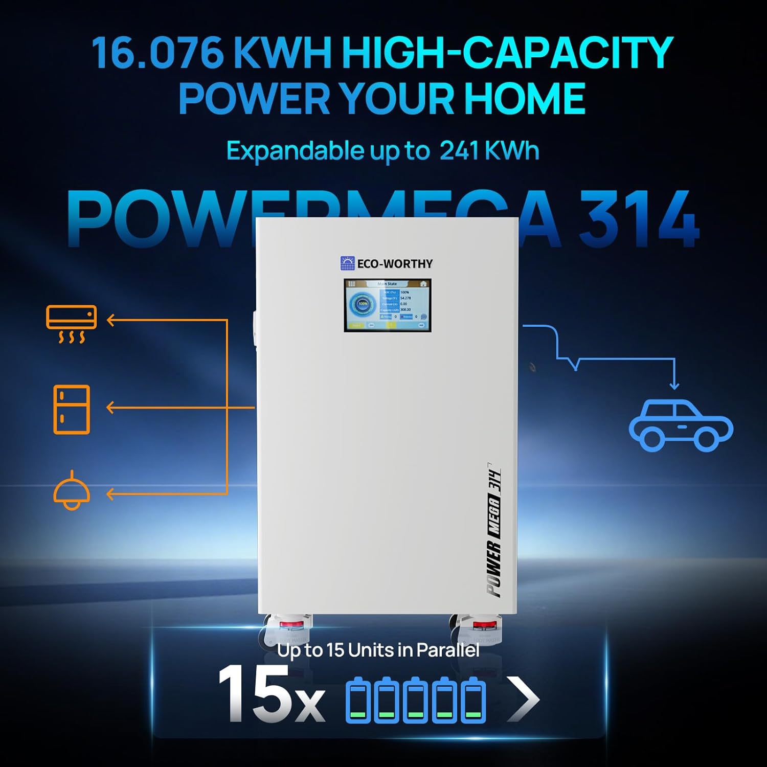 Step-by-step guide for ECO-WORTHY Powermega 48V 314Ah battery review,ECO-WORTHY 48V 314Ah LiFePO4 battery pros cons,48V 314Ah battery worth buying,ECO-WORTHY Powermega battery vs alternatives,should I buy ECO-WORTHY 48V 314Ah,best 48V LiFePO4 battery for off-grid solar - complete tutorial
