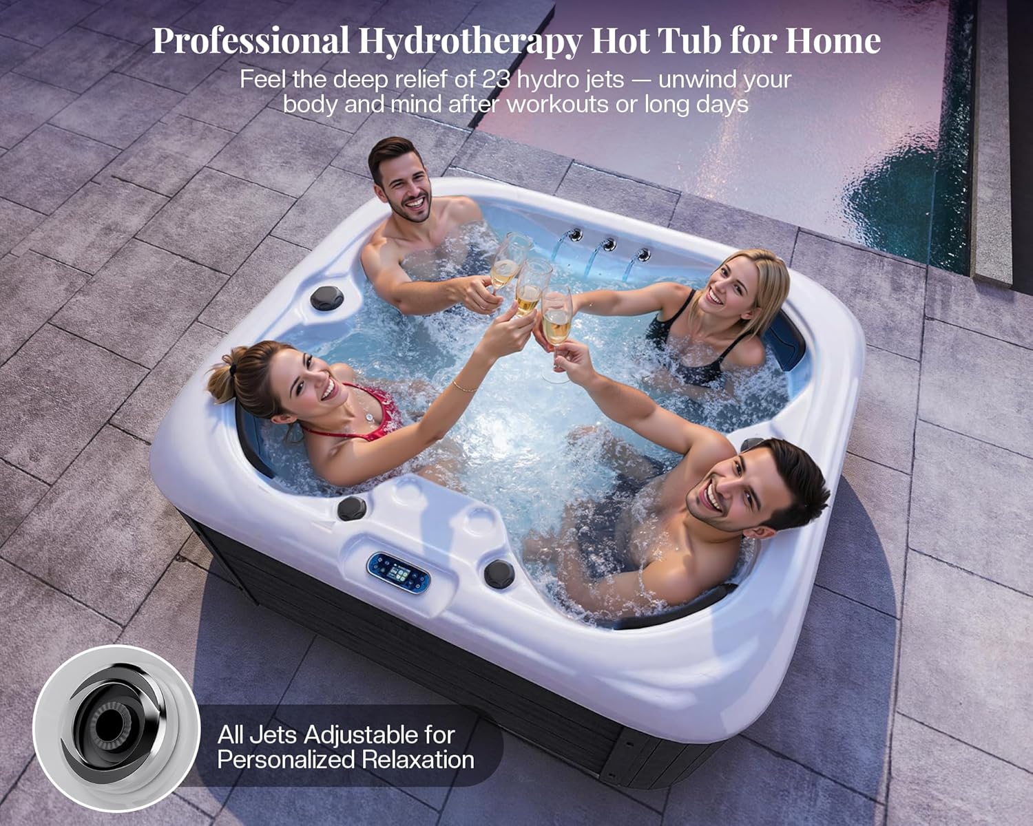 Step-by-step guide for Jocisland 4 person hot tub review,Jocisland hot tub pros and cons,Jocisland 4 person spa,best plug and play hot tub,Jocisland hot tub worth buying,Jocisland outdoor hot tub - complete tutorial