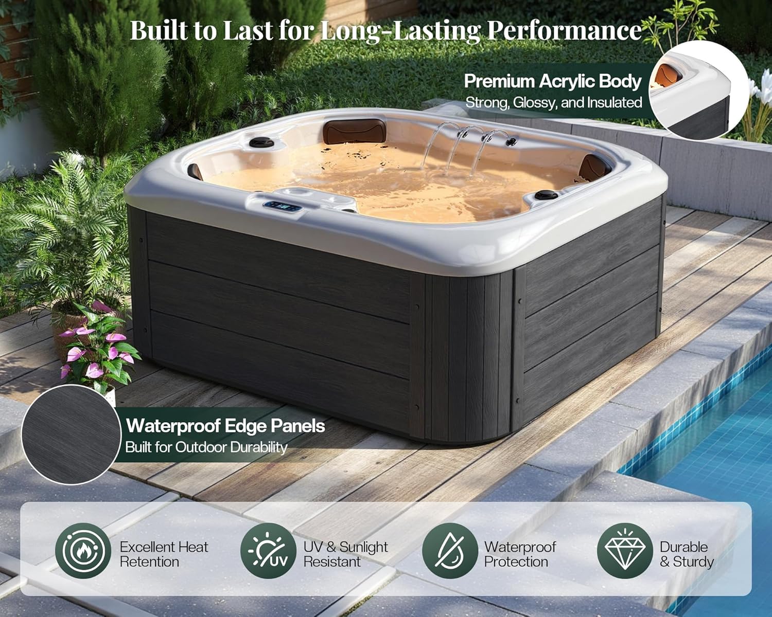 Jocisland 4 person hot tub review,Jocisland hot tub pros and cons,Jocisland 4 person spa,best plug and play hot tub,Jocisland hot tub worth buying,Jocisland outdoor hot tub performance testing and real-world results