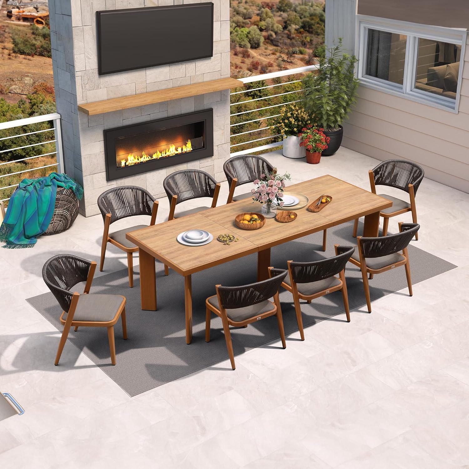 PURPLE LEAF 8-Piece Patio Dining Set review,PURPLE LEAF patio dining set review and rating,is PURPLE LEAF 8-piece dining set worth buying,PURPLE LEAF outdoor dining set review pros cons,PURPLE LEAF patio set review honest opinion,PURPLE LEAF 8-seat dining set review verdict - detailed features and technical specifications