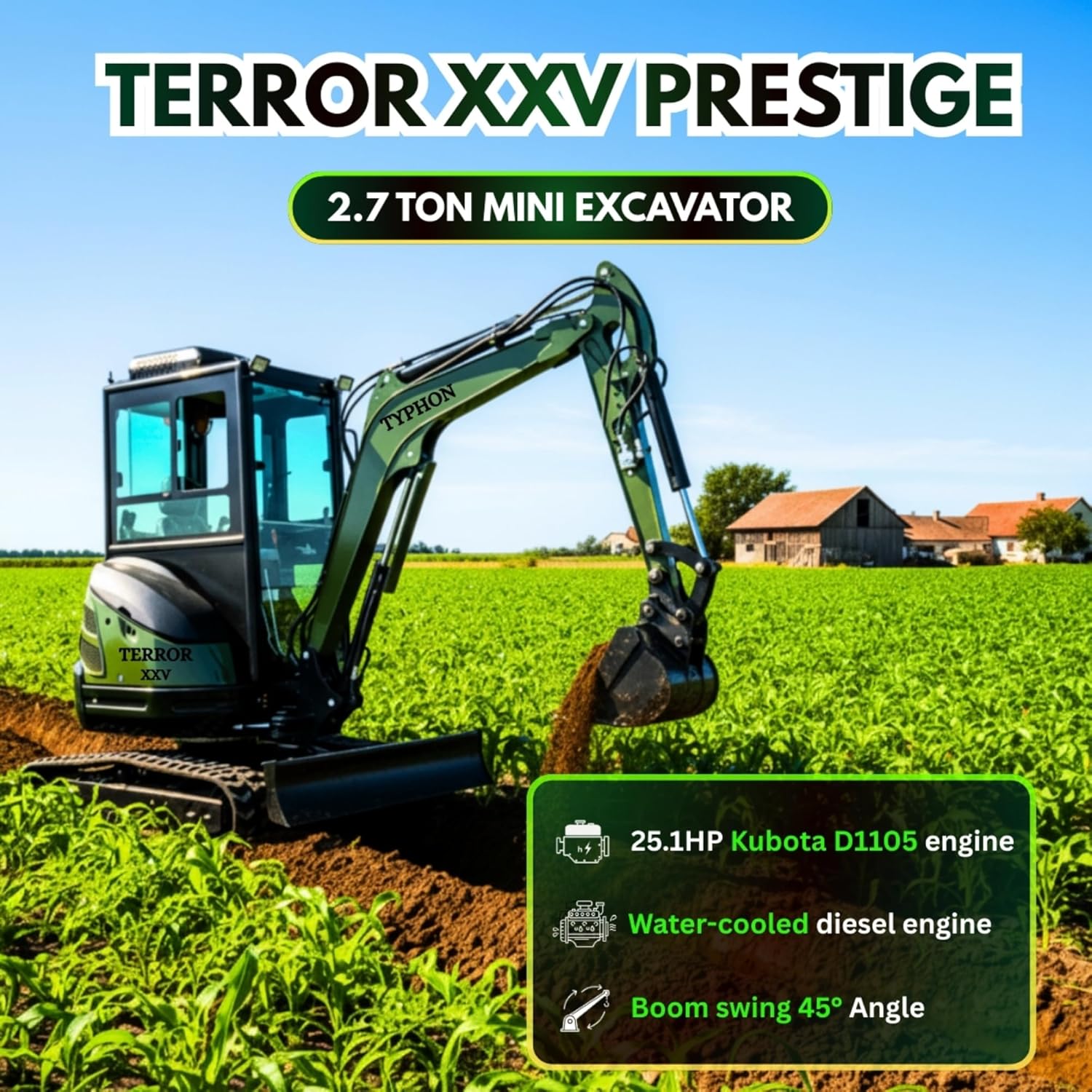 Step-by-step guide for TYPHON TERROR XXV mini excavator review,TYPHON TERROR XXV pros and cons,TYPHON TERROR XXV worth buying,best compact mini excavator,TYPHON TERROR XXV vs alternatives,should I buy TYPHON TERROR XXV