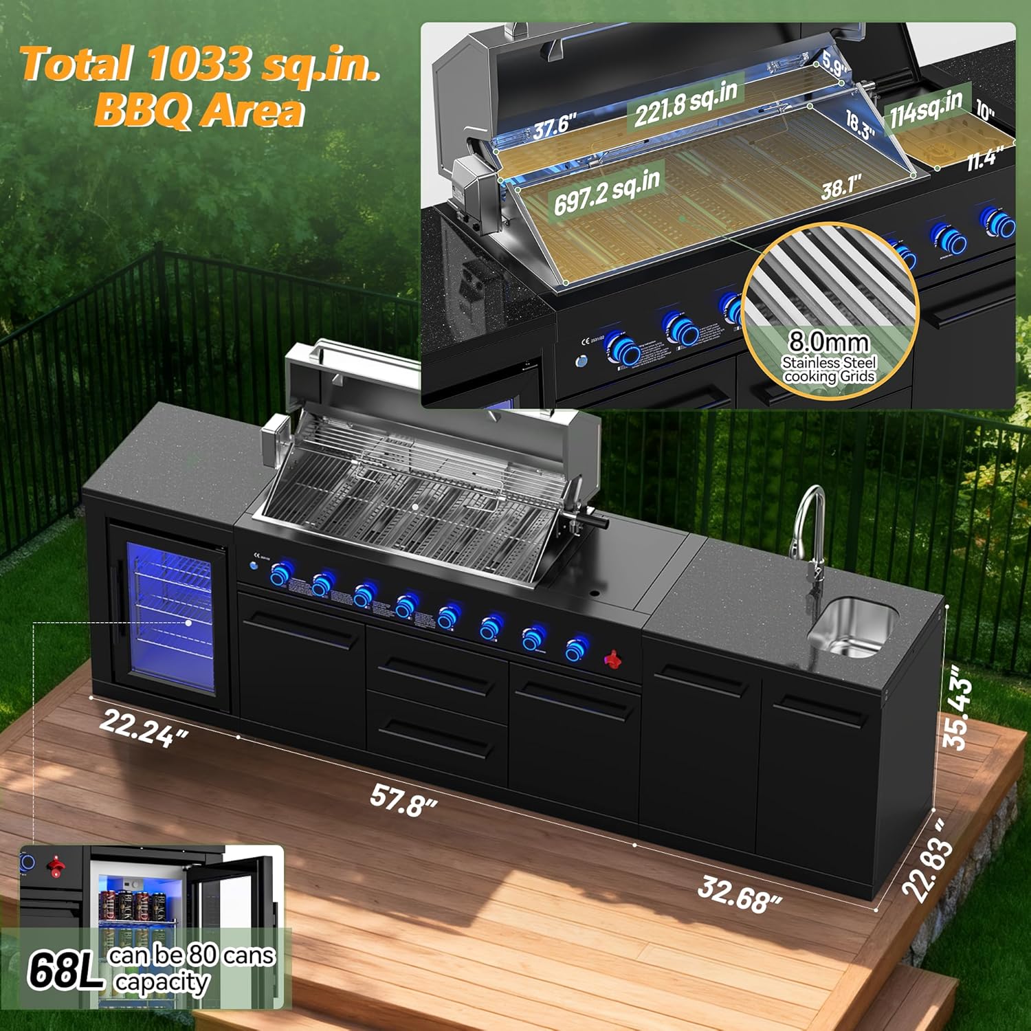 VESTIVIUM outdoor kitchen review,best modular outdoor kitchen,VESTIVIUM grill pros cons,should I buy VESTIVIUM outdoor kitchen,VESTIVIUM vs Napoleon outdoor kitchen,complete BBQ set worth buying unboxing and complete package contents
