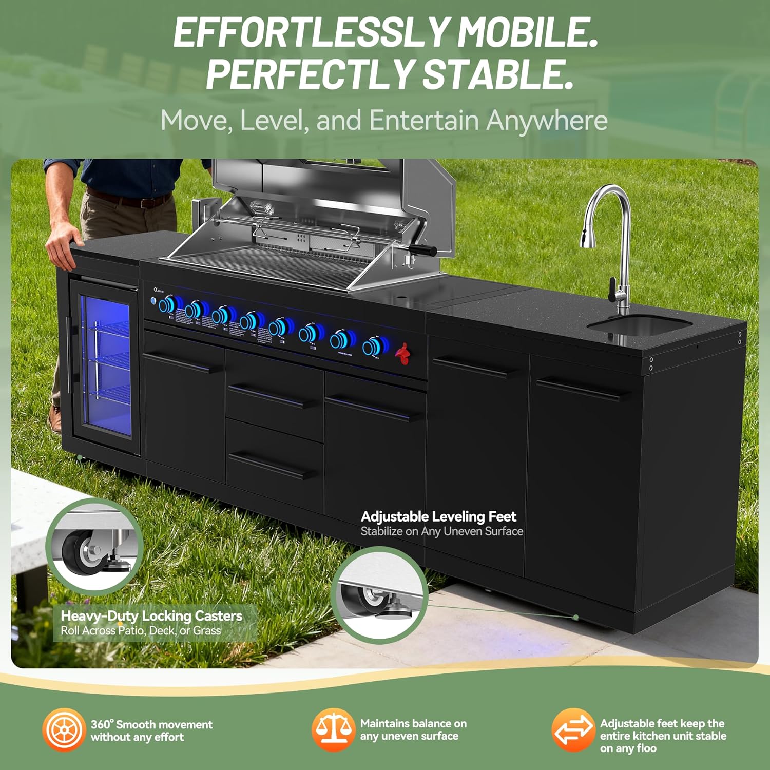 VESTIVIUM outdoor kitchen review,best modular outdoor kitchen,VESTIVIUM grill pros cons,should I buy VESTIVIUM outdoor kitchen,VESTIVIUM vs Napoleon outdoor kitchen,complete BBQ set worth buying performance testing and real-world results