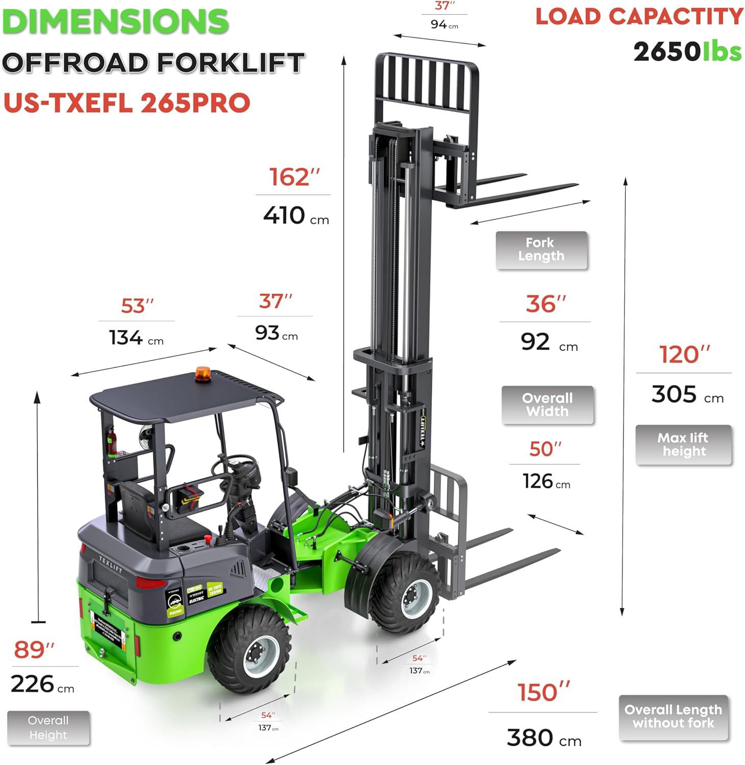 buy TEXLIFT all-terrain electric forklift,TEXLIFT off-road forklift pros cons,best electric pallet stacker for outdoor use,2650 lb lithium forklift worth buying,TEXLIFT US-TXEFL265PRO honest review,should I buy TEXLIFT electric forklift unboxing and complete package contents