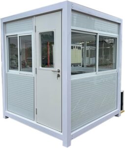 Image 1 of guard booth with ac and heating