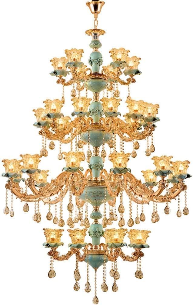 Image 1 of large chandelier ceiling light review